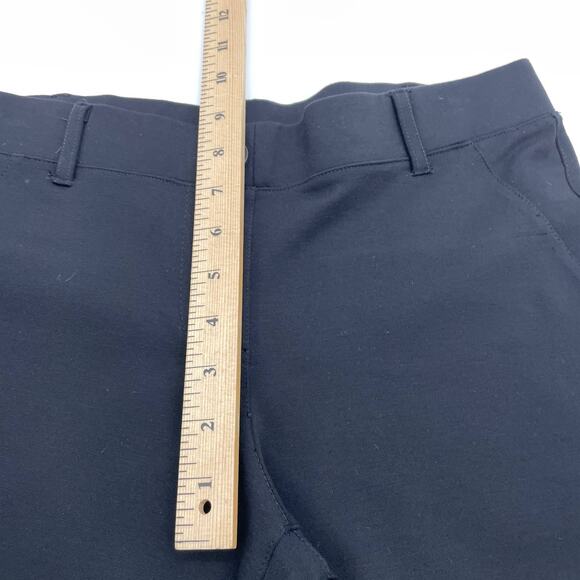 BETABRAND Womens Ponte Pant Size M Black Classic Straight Leg Mid Rise Stretch - Picture 5 of 7
